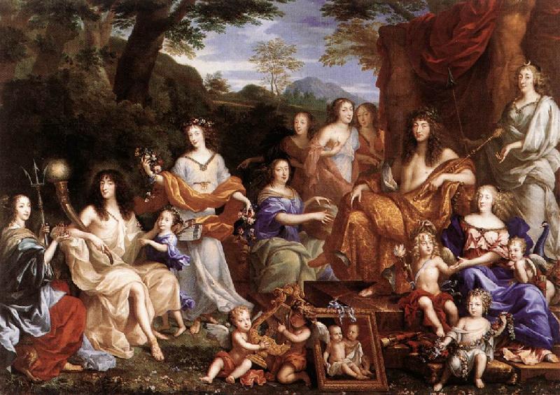 NOCRET, Jean The Family of Louis XIV a china oil painting image